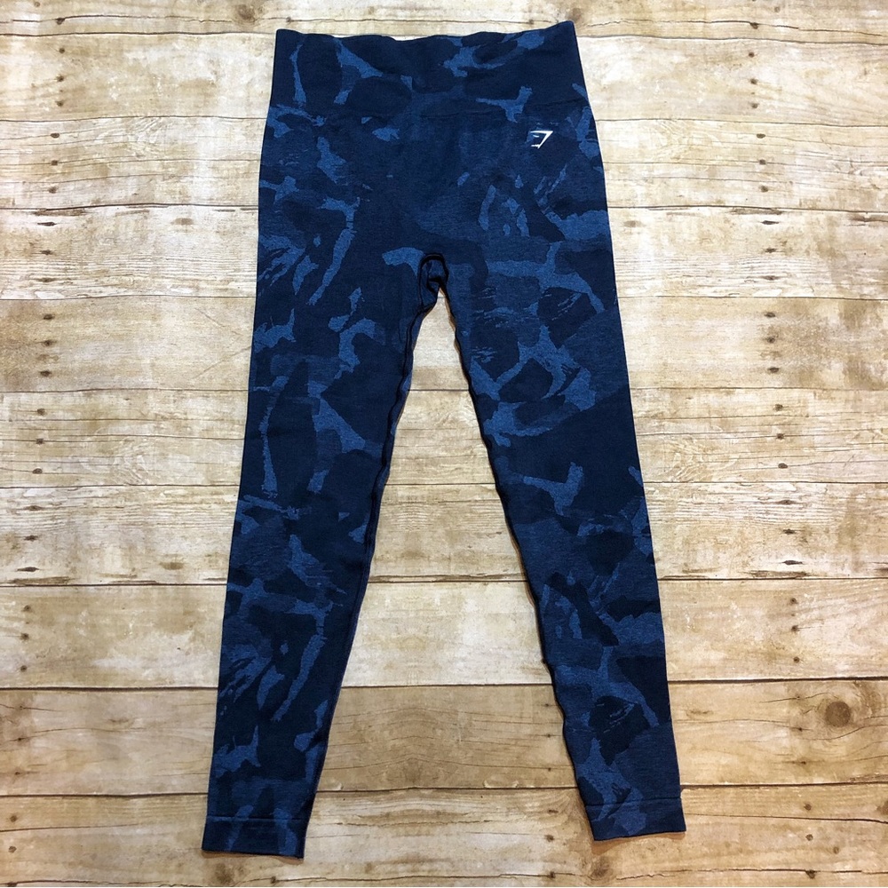 COPY - Gymshark Adapt Camo Seamless Leggings In Navy Blue